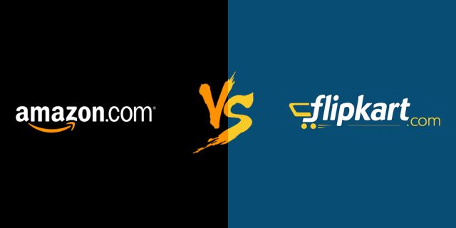 भारत में Flipkart से Amazon आगे
