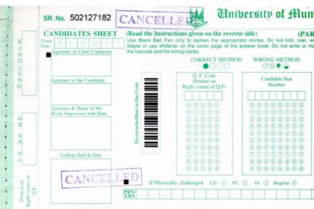 Now there will be barcodes in answer-book, can be traced easily!