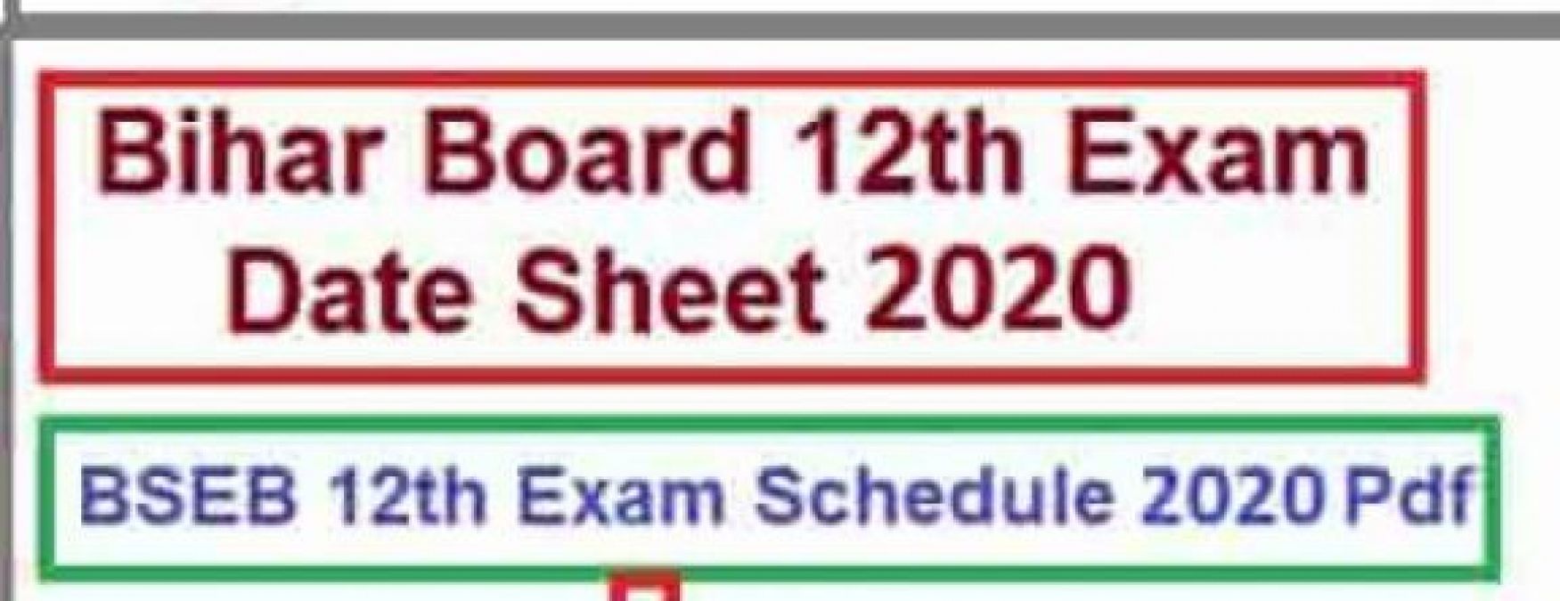 Bihar board 10th and 12th students exam date released, know here