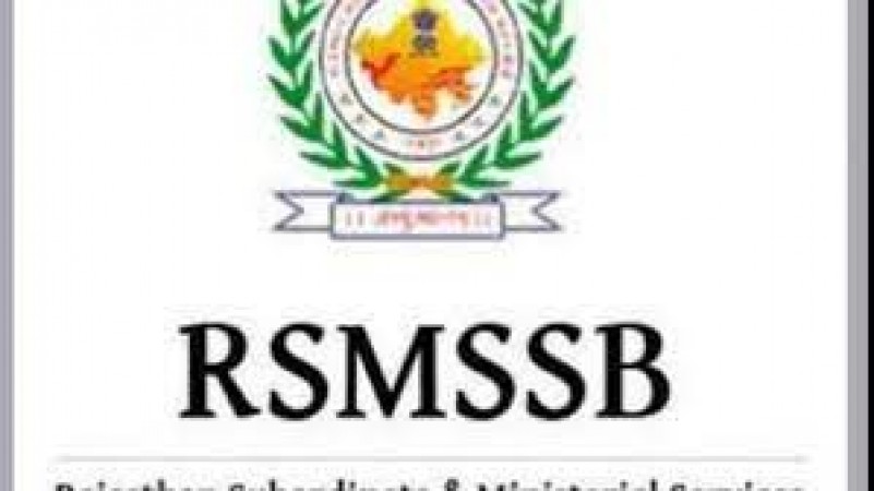 Applications issued to various posts in RSMSSB