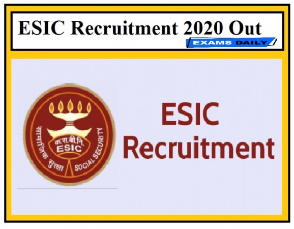 ESIC के विभिन्न पदों पर निकली बंपर भर्तियां, जाने आवेदन की विधि