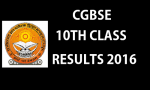 Awaited CGBSE 10th Result has out today