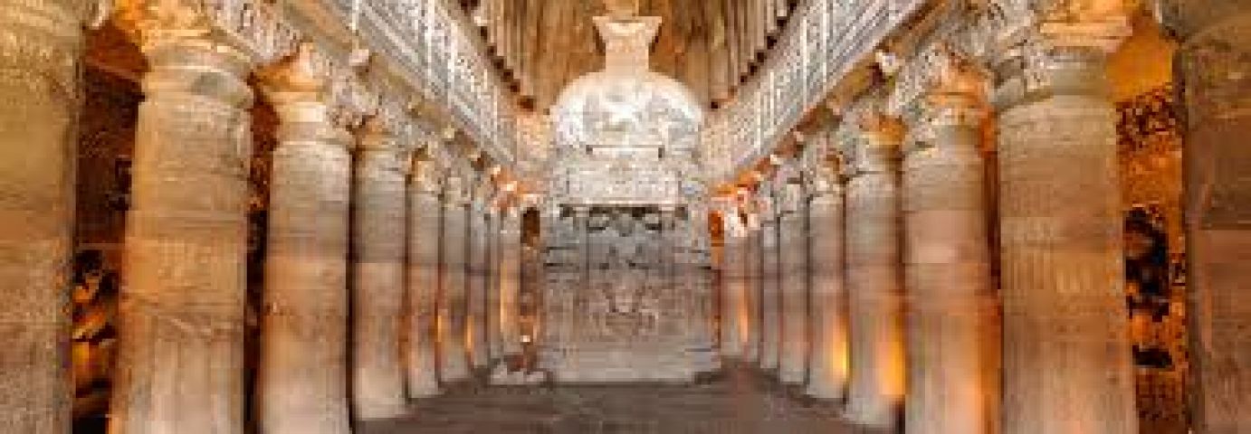 Caves of Ajanta- an example of Indian art