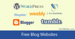 Top Blogging sites you should check !