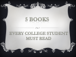 5 books every college student must read