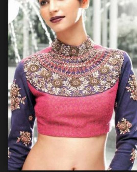 Featured image of post Blouse Designs High Neck Collar : Designers transform the models with the goal of creating a unique product.