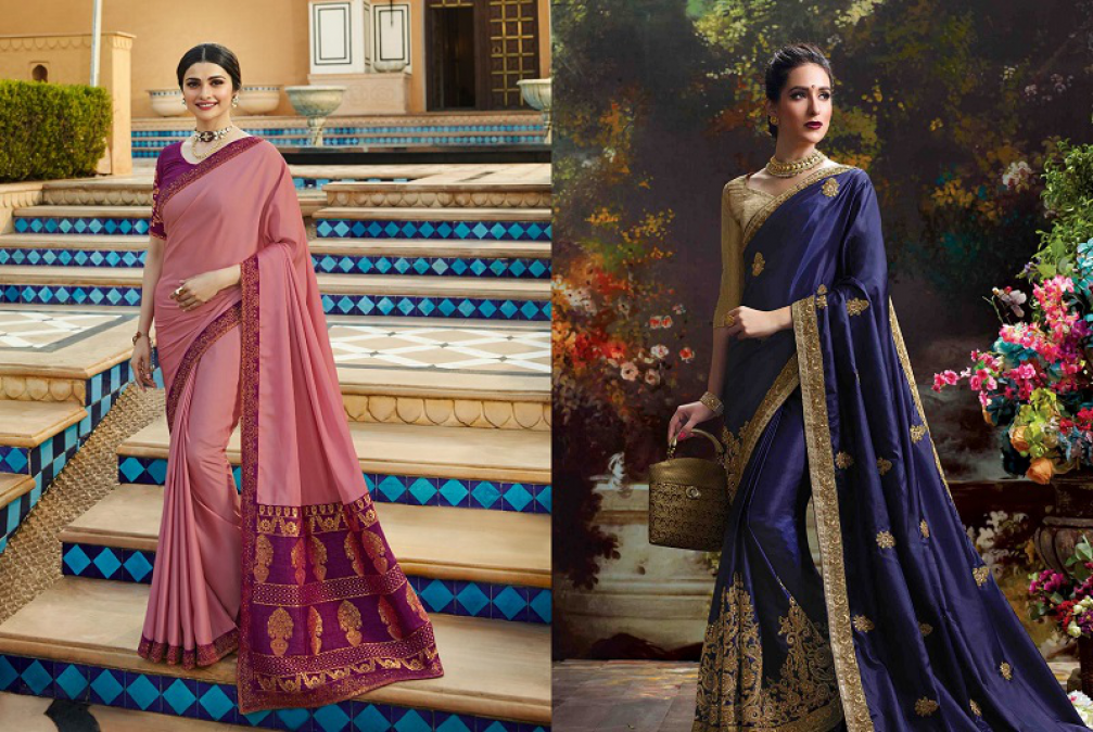 Satin Silk Saree Styles To Your Summer Wardrobe, Threads - WeRIndia