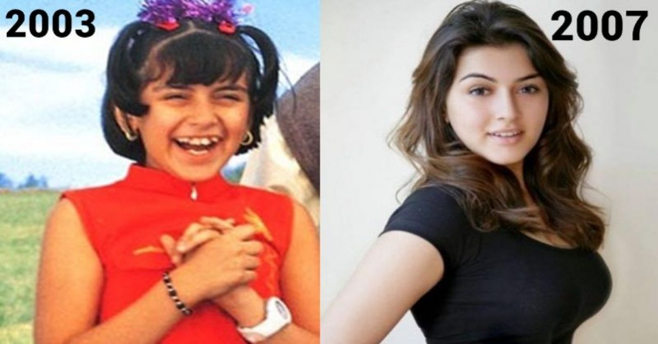 Once famous as a child artist, Hansika Motwani, who started her career with...