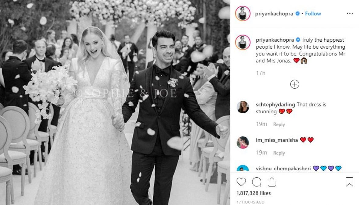 Amidst Joe Jonas & Sophie Turner's Wedding Picture, Priyanka
