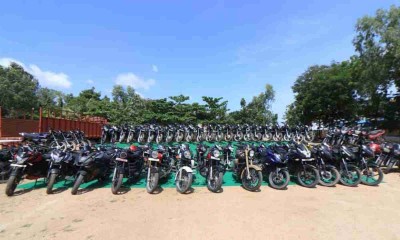 109 bikes seized from two interstate vehicle thieves