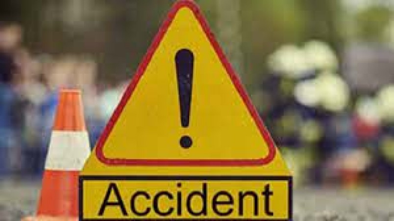 Car overturns in Vizianagaram; many get injured