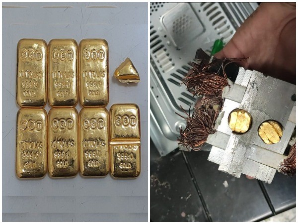 हैदराबाद हवाई अड्डे पर 47.55 लाख रुपये  का सोना जब्त किया गया