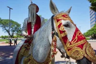 Village sarpanch and four others  arrested for boycotting community over groom riding a horse