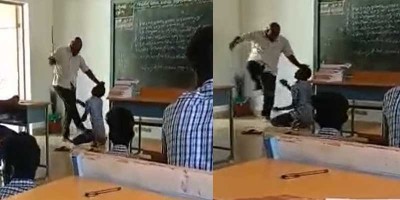 Teacher arrested for brutally thrashing student in Tamil Nadu