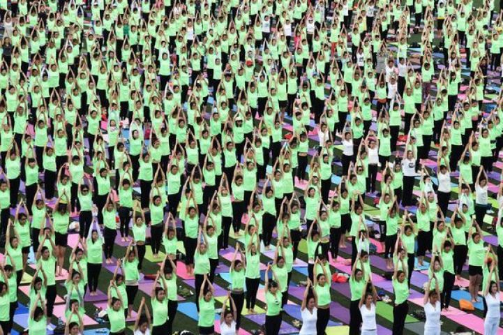 A journey of peace 'International Yoga Day' !