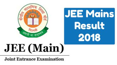 JEE Main Result 2018 Live Updates - Most ImportantThings to know
