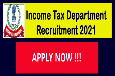 Income Tax Department Recruitment 2021: Tomorrow is the last day to apply for Inspector, Assistant, and MTS post