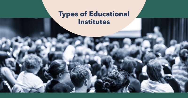 Types of Educational Institutes: Schools, Colleges, Universities, Vocational Institutes, Technical Institutes, Online Learning Platforms