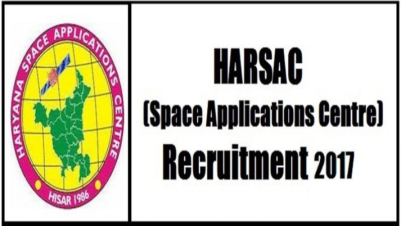 Job vacancy on various posts in Haryana Space Application centre