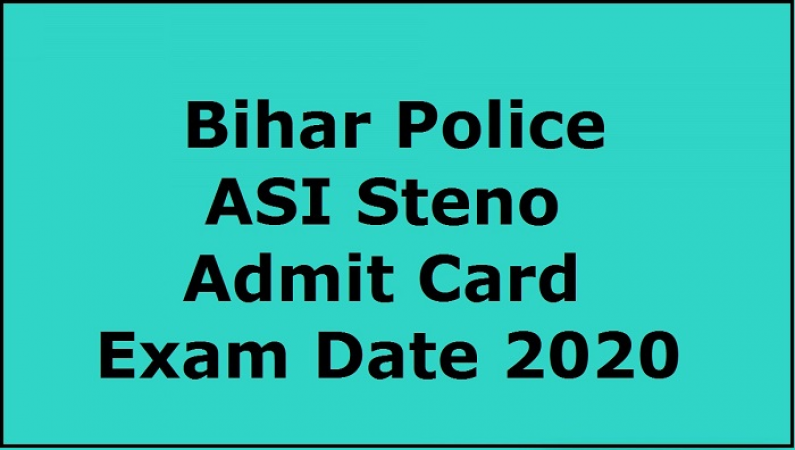 बिहार पुलिस के एएसआई स्टेनो का एडमिट कार्ड जारी, इस दिन होगी परीक्षा