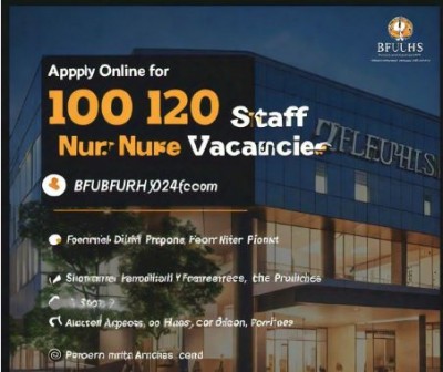 BFUHS Recruitment 2024: Apply Online for 120 Staff Nurse Vacancies