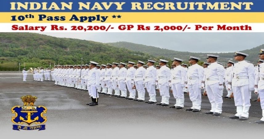 Hurry! Job Opportunities in Indian Navy, 10th Pass Can Apply