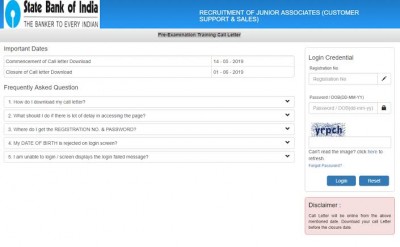 SBI clerk admit card 2021 released, check how to download