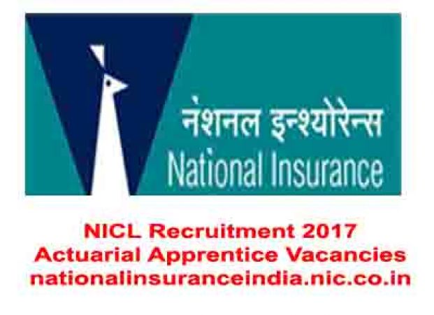 NICL Recruitment 2017 – Actuarial Apprentice Vacancies – Last Date Extended Till 10/4/2017