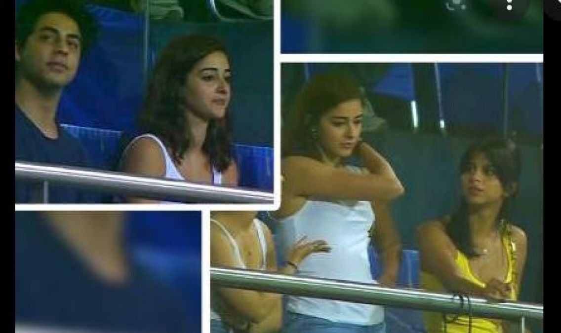 VIDEO: Shah Rukh's children rejoice as KKR wins the match, Suhana-Ananya became centre of attraction