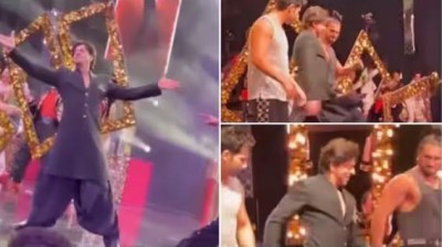 Shahrukh Khan danced fiercely on 'Jhoome Jo Pathan', said- 'Party if at Ambani's house...'