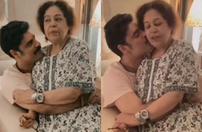 Kirron Kher is seen sitting on her son's lap, son said this