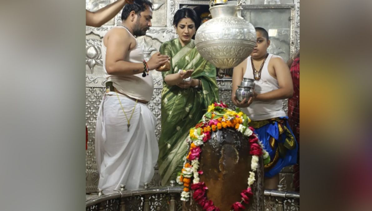 Raveena reached to see Mahakal, after worshiping said something that won hearts