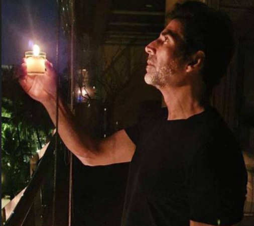 Bollywood celebs support PM Modi by lighting up lamps and candles