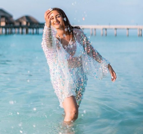 Sonakshi gave a killer pose on the beach, people were convinced