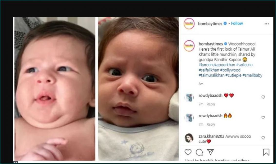 Randhir accidentally shares picture of Taimur's younger brother