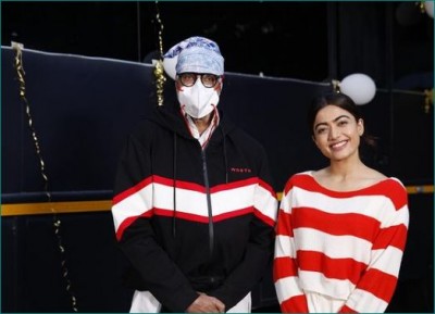 अमिताभ बच्चन के साथ रश्मिका मंदाना ने मनाया अपना जन्मदिन