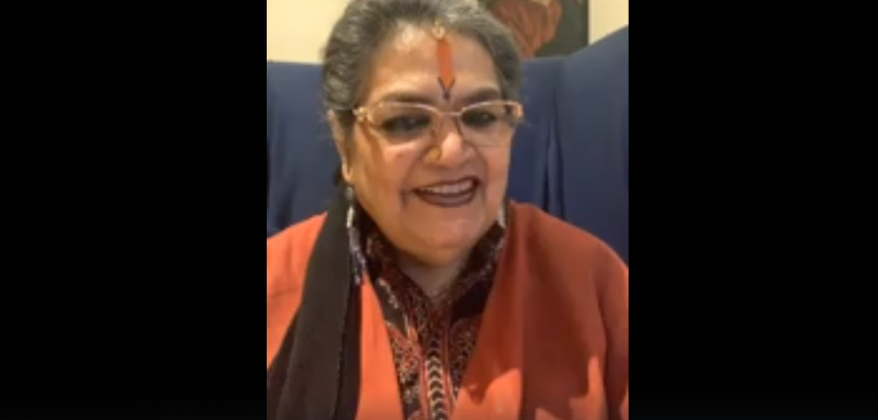 Singer Usha Uthup stitching clothes for driver's daughter during lockdown