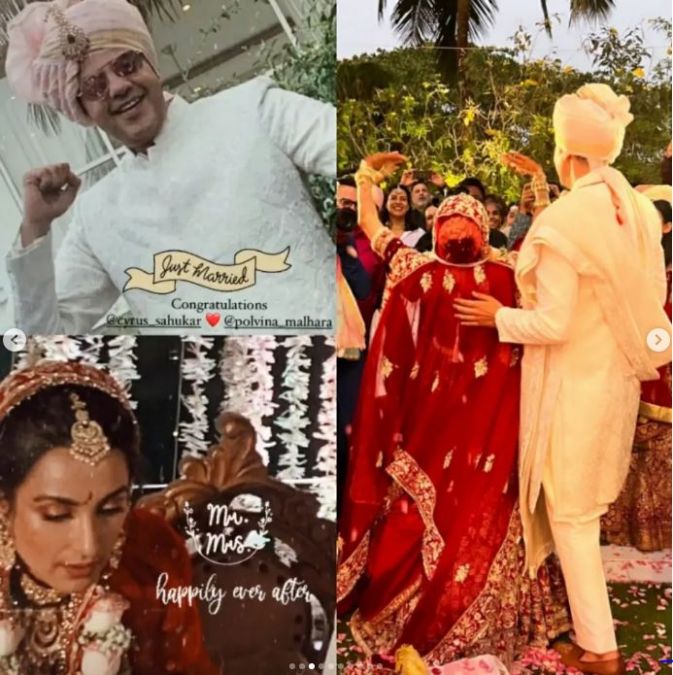 After Ranbir-Alia, this famous star got married, these gorgeous pictures surfaced