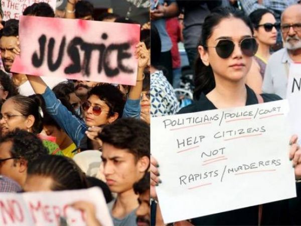 कठुआ गैंगरेप : आसिफा को इंसाफ दिलाने के लिए सड़कों पर उतरे बॉलीवुड स्टार्स