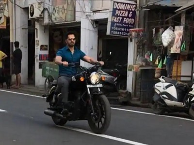 Varun was driving without a helmet and with a fake number plate, police did this