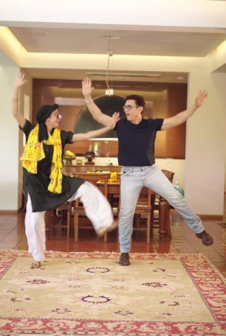 Lassi, Bhangra and lots more fun, Aamir Khan celebrates Baisakhi with fan