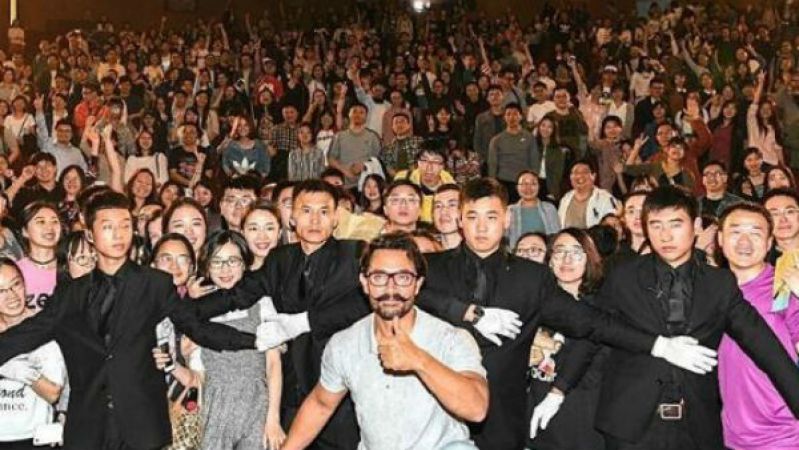 चीन में चीनी खिलाड़ियों संग आमिर ने मचाया 'दंगल'