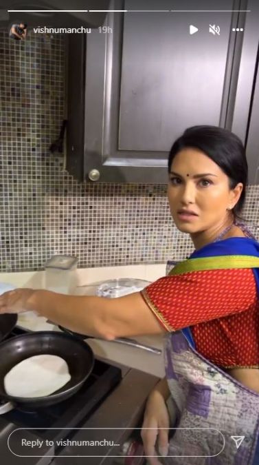 Sunny Leone was seen making parathas, the water will come in her mouth