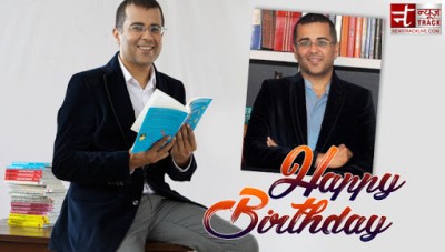 Birthday greetings to writer, columnist, scriptwriter all in one 'Chetan Bhagat Ji'