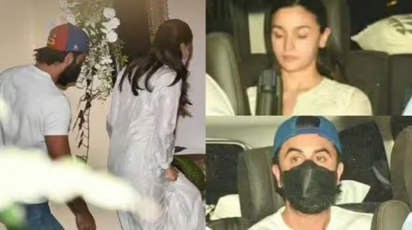 VIDEO! Ranbir Kapoor lifts Alia Bhatt's slippers and puts it in front of the temple, people got angry