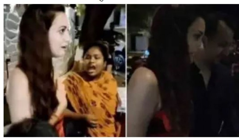 Something happened outside the restaurant that shocked Dia Mirza, the video went viral