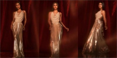 Mouni wreaked havoc in a golden and backless dress, fans went crazy after seeing the photos
