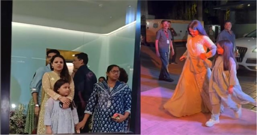 अर्पिता शर्मा की ईद पार्टी में MS धोनी की बेटी ने लगाए 4 चाँद