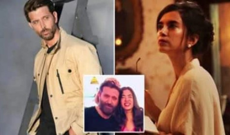 Hrithik wrote this thing by sharing the photo of girlfriend Saba