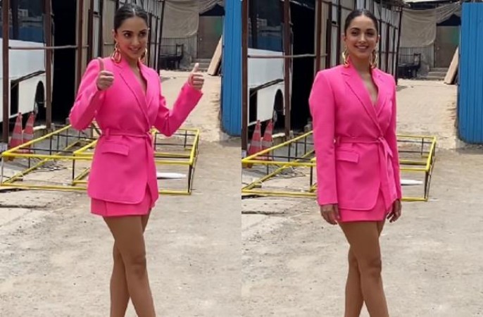 Kiara Advani spotted in pink dress after breakup with Sidharth